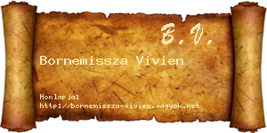 Bornemissza Vivien névjegykártya