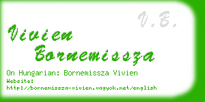 vivien bornemissza business card